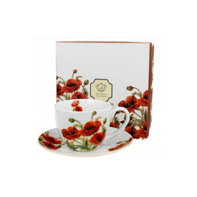 Filiżanka porcelanowa Duo Classic Poppies 0,25 l