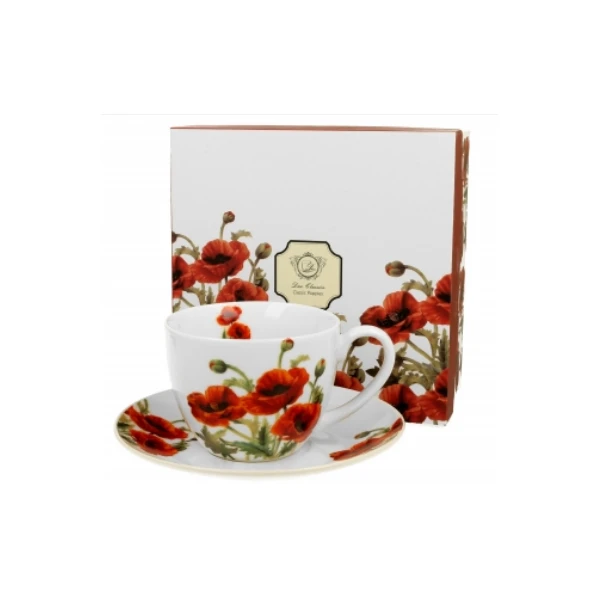Filiżanka porcelanowa Duo Classic Poppies 0,25 l