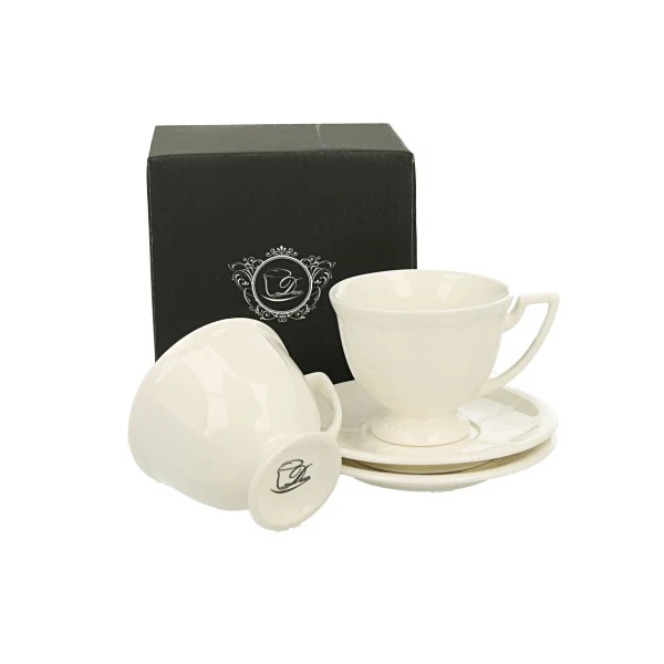 DUO-KPL.2+2 FLIŻANKA +SPODEK 80ML *CASSETTE*