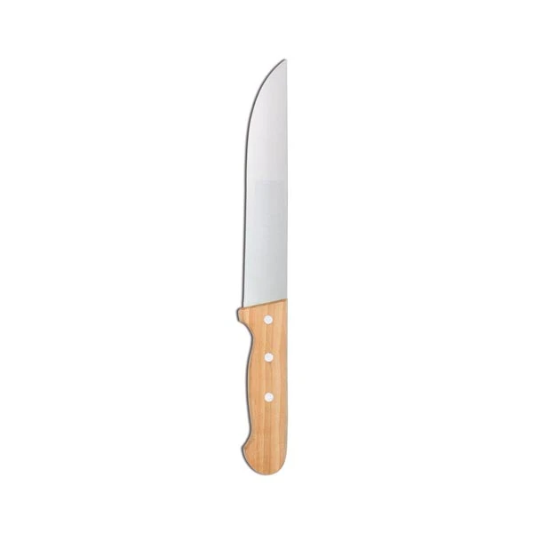 GER-*R200* NÓŻ RZEŹNICZY DREWNIANA RĄCZKA 20CM