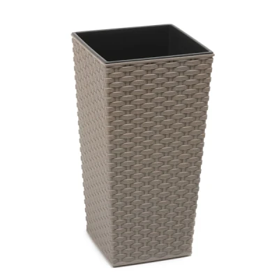 LAM-DONICZKA *FINEZJA ECO RATAN* 250X250 SZARY