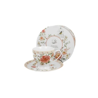 Filiżanka ZE SPODKIEM Duo Carissima porcelana 220 ml 1 szt.