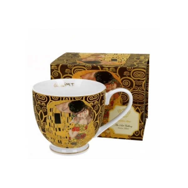 DUO-KUBEK NA STOPCE *KISS BROWN G.KLIMT* GOLDEN LINE