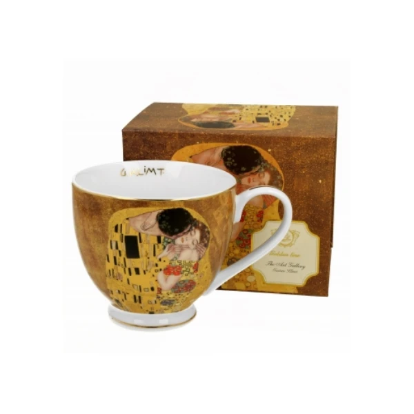 DUO-KUBEK NA STOPCE *KISS CLASSIC G.KLIMT* GOLDEN LINE