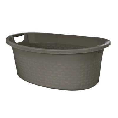 Miska na bieliznę BRANQ Cotton 40 l ciemnoszary melanż