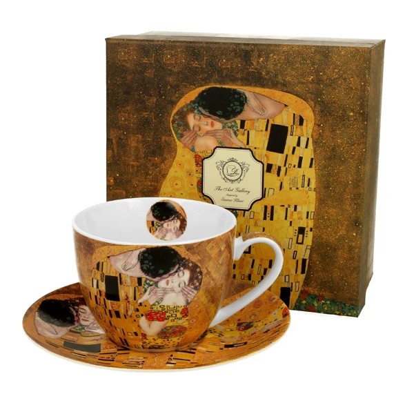 DUO-FILIŻANKA ZE SPODKIEM 280ML *THE KISS*