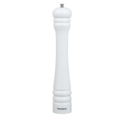 KB-7303 MŁYNEK DO PIEPRZU DREWNO KAUCZUKOWE 40CM BIAŁY
