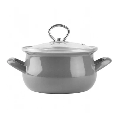 Garnek emaliowany Silesia Emalia Helena 16 cm 1,9 l