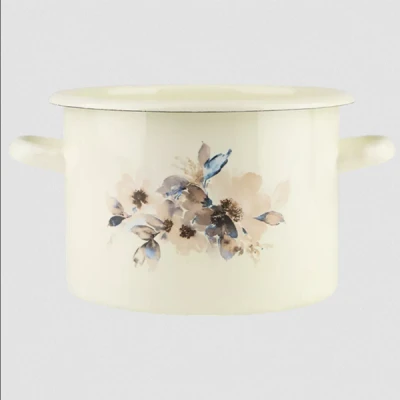 Garnek emaliowany Rybex Jaśmin 18 cm 3 l