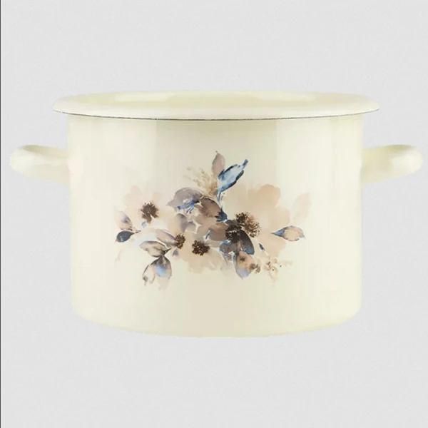 Garnek emaliowany Rybex Jaśmin 18 cm 3 l