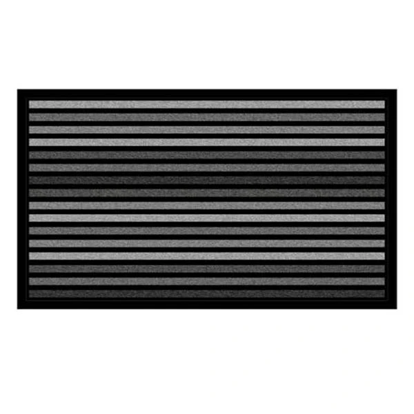 VIM-WYCIERACZKA SCRAPE MAT STRIPES GREY 40x60