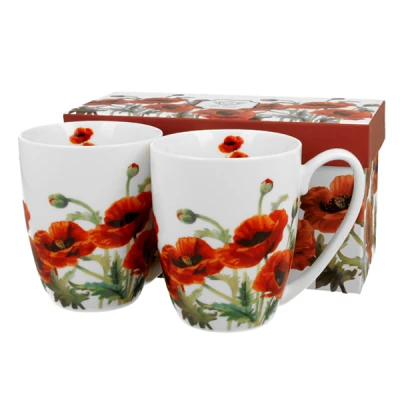DUO-KPL. 2-KUBKÓW 380ML *CLASSIC POPPIES*