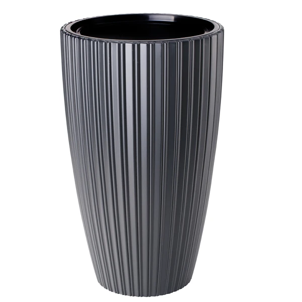 DONICZKA DONICA OSŁONKA NA BALKON DO DOMU PLASTIKOWA fi. 30 SZARA