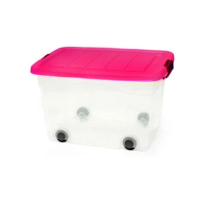 KON-POJEMNIK ROLLER BOX 40L *POKRYWA RÓZOWA* 8996.2