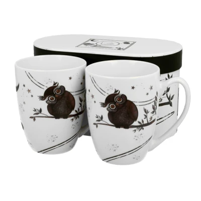 DUO-DWA KUBKI CLASSIC 350ML *CHARMING OWLS
