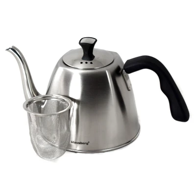 KB-7424 CZAJNIK NIERDZEWNY INDUKCJA Z ZAPARZACZEM  1,1L