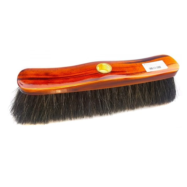 SZCZOTKA MIOTŁA ZMIOTKA WŁOS KOŃSKI DO CZYSZCZENIA KURZU DREWNIANA 28 CM
