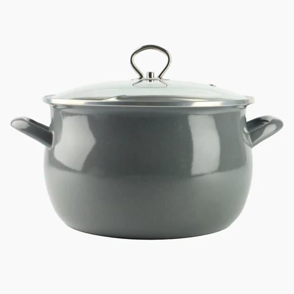 Garnek emaliowany Silesia Emalia Helena 18 cm 3 l