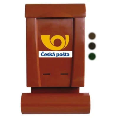 SKRZYNKA NA LISTY PLASTIKOWA Z TUBĄ DUŻA