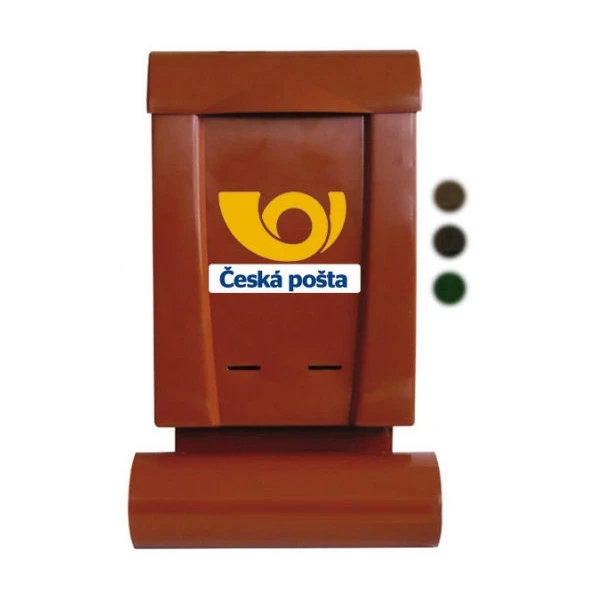 SKRZYNKA NA LISTY PLASTIKOWA Z TUBĄ DUŻA