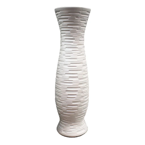 TOM-WAZON CERAMICZNY 61CM BIAŁY WKB-307