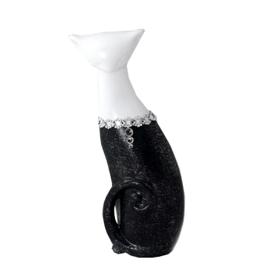 CER-KOT Z OGONKIEM MAŁY *DECOR BROKAT* C-396B