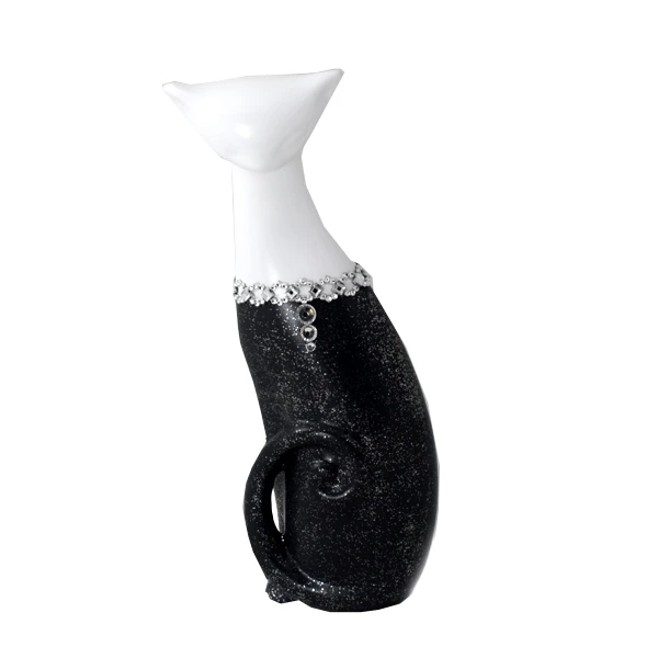 CER-KOT Z OGONKIEM MAŁY *DECOR BROKAT* C-396B