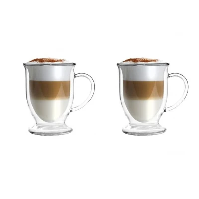 KULIG-KPL. 2 SZKLANEK DWUŚCIENNYCH DO LATTE 250ML AMO6421