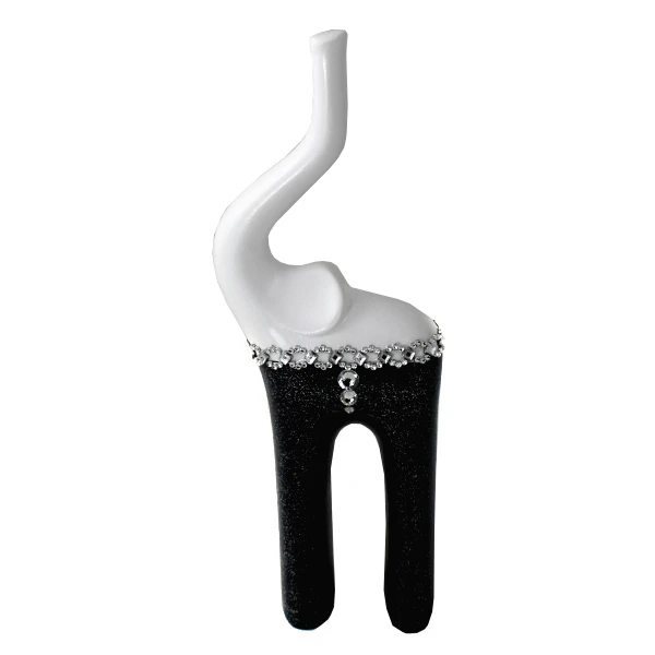 CER-SŁOŃ MODERN CHUDY MAŁY *DECOR BROKAT* C-336B