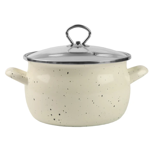 Garnek emaliowany Silesia Emalia Helena 4 l