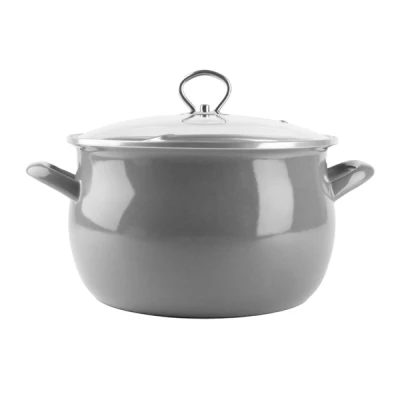 Garnek emaliowany Silesia Emalia Helena 20 cm