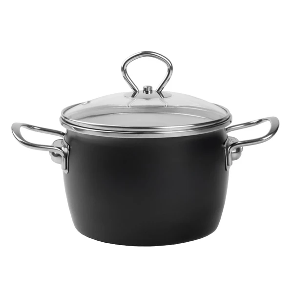 Garnek emaliowany Silesia Emalia Maryna 16 cm