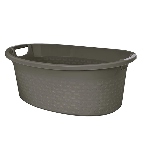 Miska owalna BRANQ Cotton 60 l ciemnoszary melanż