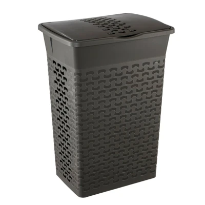 Kosz na bieliznę BranQ Cotton 55 l szary