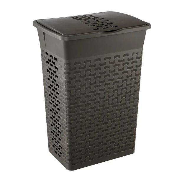 Kosz na bieliznę BranQ Cotton 55 l szary