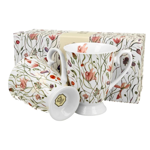 Komplet 2 kubków Duo Flower Meadow 0,34 l