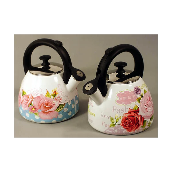 KH-3719 CZAJNIK EMALIOWANY KWIATY 2,5L