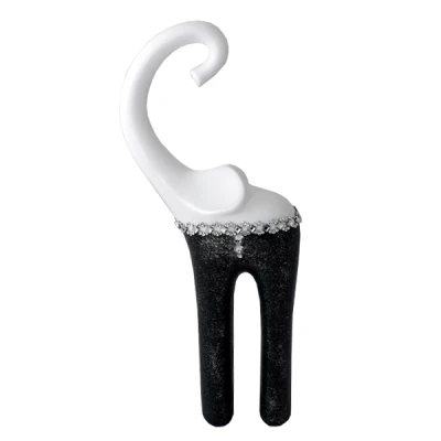 CER-SŁOŃ MODERN CHUDY DUŻY *DECOR BROKAT* C-335B