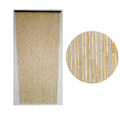 Zasłona drzwiowa z koralików bambusowych 90 × 200 cm