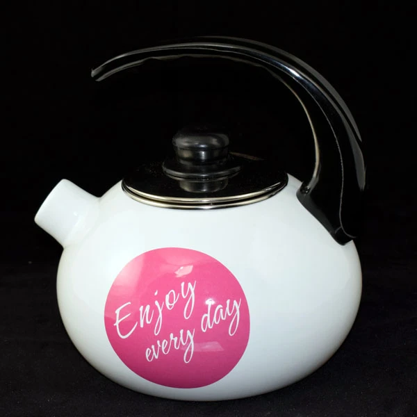 CZAJNIK EMALIOWANY *ENJOY* 2,5L FUKSJA