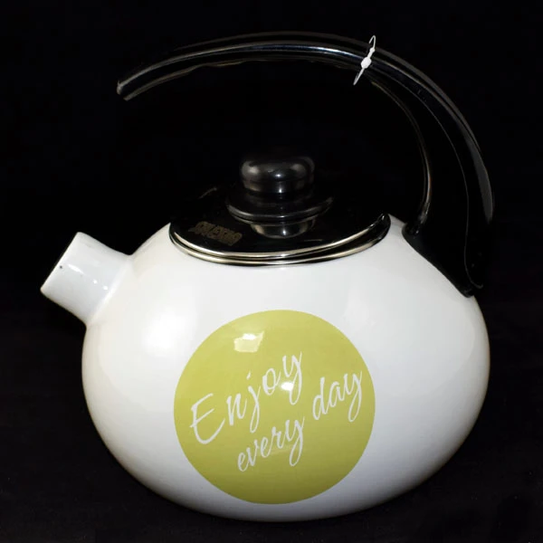CZAJNIK EMALIOWANY *ENJOY* 2,5L LIMONKA