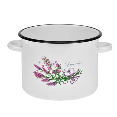 Garnek emaliowany Emalia Rybnik 22 cm 5,5 l