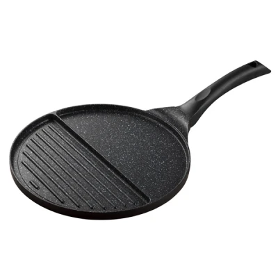Patelnia grillowa Kinghoff 27 cm granitowa