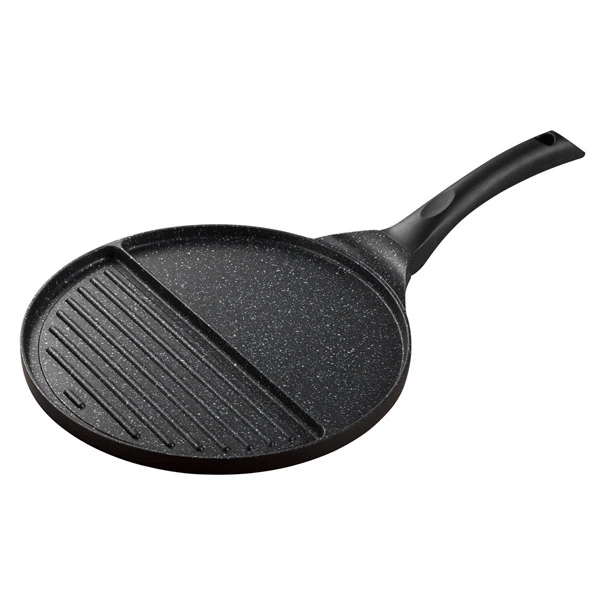 Patelnia grillowa Kinghoff 27 cm granitowa