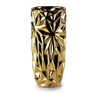Wazon ceramiczny Mondex Lorelai Gold 29 cm