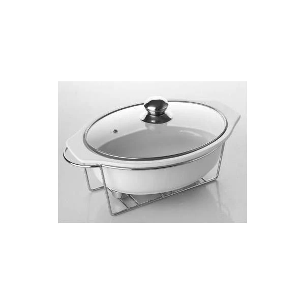 MMG-NACZYNIE PORCELANOWE OWALNE Z PODGRZEWACZEM CX302