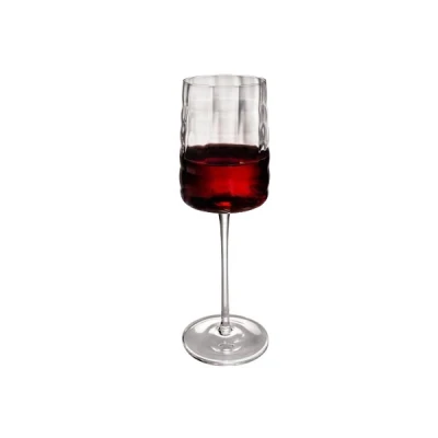 KR-KPL. 2 KIELISZKÓW DO WINA CZERWONEGO 350ML OPLOT KRATA+LOGO