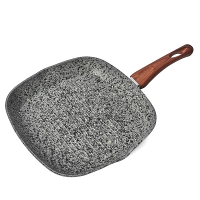 TAD-PATELNIA GRANITOWA GRILLOWA *VENGA* 28CM INDUKCJA
