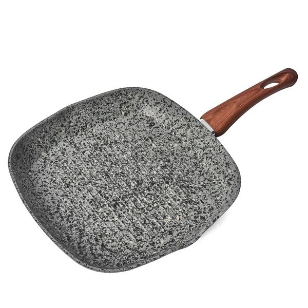 TAD-PATELNIA GRANITOWA GRILLOWA *VENGA* 28CM INDUKCJA