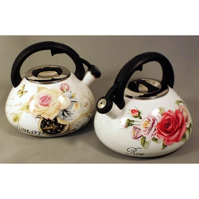 KH-3720 CZAJNIK EMALIOWANY KWIATY 2,5L